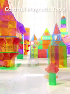 100pcs Magnetic Designer Construction Set Model & Building Toy DIY Magnetic Blocks Tiles Montessori Educational Toys For Kids Gift