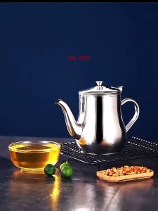 Stainless Steel Oil Pot with Filter Perfect for Kitchen Storage Kitchen Oil Filter Pot Oil Storage Bottle Keimav