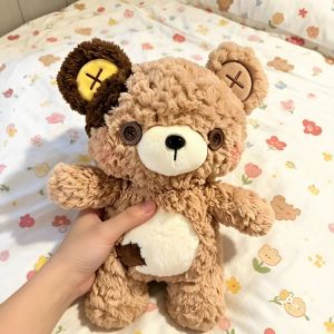 JIFANPAUL | Patchwork Plush Bear Pillow Toy