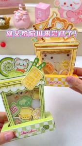 Summer Drink Shaker DIY Sticker Set Cute Cartoon 3D Quiet Book Craft Journals and Scrapbooking