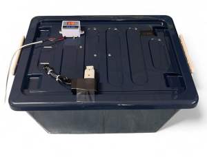 ตู้ฟักไข่ควบคุมอุณหภูมิอัตโนมัติ กลับมือ 40 ฟอง พร้อมส่ง