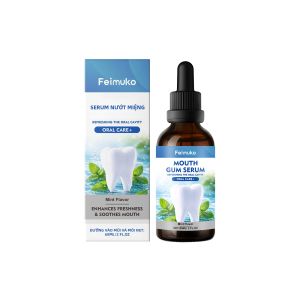 FEIMUKO Gum Repair Care Drops 60ml Serum Vệ Sinh Răng Miệng Dành Cho Người Lớn Hơi Thở Thơm Mát Kéo Dài Giảm Viêm Chăm Sóc Răng Miệng