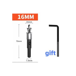 1Pcs 15-50mm HSS Hole Saw Set High Speed Steel Drill Bit Drilling Crown for Metal Alloy Stainless Steel Wood Cutting Tool