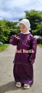 Set Rok Kurung Melayu Anak Perempuan/ viral one set Melayu Anak Perempuan