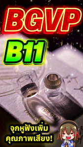 BGVP B11 จุกหูฟังสำหรับอัพเกรดเสียง IEM ท่อนำเสียงทองแดงในตัว เพิ่มความชัดเจนของเสียง 1 ชุด 1 คู่