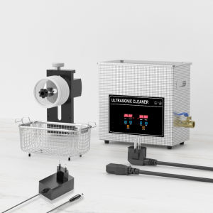 6L Vinyl Record Ultrasonic Cleaner Mechanical Controller with Bracket Set for Wash EP 7 LP 12 Inch Label Saver Aluminum CNC Made