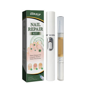 South Moon Nail Fungal Pen Kit Toe Anti-Fungus Painless Treatment Onychomycosis Paronychia Feet Care Tools Nail Repair Home Set Nail Fungal Treatment Feet Care Anti Nail Fungus Infection Foot Paronychia Removal Toe Onychomycosis