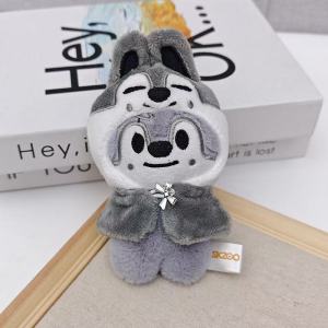 SKZOO Plush Keychain STAY Stray Childrens Doll Han Zhicheng Magic School Bean Eye Cloak Cloak Doll Childrens Birthday Toy