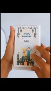 Mini Standing Kalender Jurnal Ceklis Ramadhan Agenda Ramadan Planner Ramdan