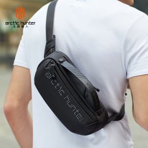 อาร์กติกฮันเตอร์กระเป๋าคาดอกผู้ชายกระเป๋าคาดเอวลำลองกระเป๋าสะพายข้างใบเล็กอินเทรนด์กระเป๋าคาดอกแฟชั่นกันน้ำกระเป๋าคาดอกกระเป๋าสะพายข้าง
