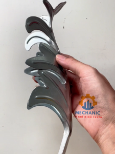 LÁ CONG TO hoa tôn sắt dập hoa sắt trang trí phụ kiện mỹ thuật