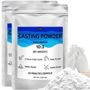 Resin Casting Powder DIY Casting Molds  Fine White Plaster for Jewelry Casting & DIY Crafts Mixable Art Molding Compound