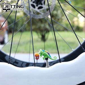 Bicycle Air Nozzle Cap Road Bike Silicone Creative Cartoon Waterproof Valve Cover Mountain Bike Decoration Riding Equipment