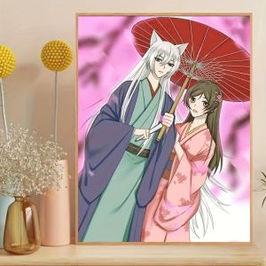 Bandai | Diamond Painting Fox and Maiden Diamond Mosaic Handmade Art Exquisite Creative Gift Home Decoration