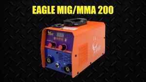 ORIGINAL DUAL MIGWELD/MMA Gasless Fully Inverter Flux Cored Portable Welding Machine 200A Eagle Professional Tools