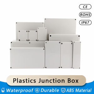 IP67 Waterproof Wire Junction Box Outdoor Housing Electrical Plastic Enclosure Screw Cable DIY Sealed Cases for Electronics