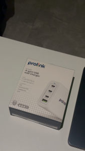 [New] Prolink 100W 4-Port GaN PD Fast Charger compatible for Laptop/Phone/Tablet/Camera GT-410002