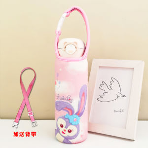 Túi Đựng Cốc Cách Nhiệt Hình Gấu 380 470ml Túi Đựng Cốc Cầm Tay Túi Đựng Cốc Đựng Nước Bảo Vệ Chéo Cho Trẻ Em Và Người Lớn