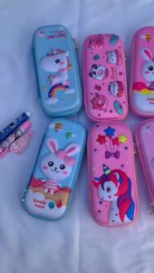 TEMPAT PENSIL ANAK SEKOLAH KOTAK PENSIL 3D MOTIF KARAKTER TIMBUL