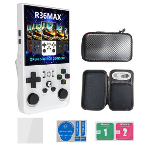 R36MAX Handheld Retro Game Console Open Source R36S 4.0" IPS Screen Portable Pocket Video Game Player 128G Kid Gifts