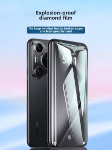 High Definition Huawei Pura70Pro Tempered Glass Film Full Screen Coverage Privacy Protection Diamond Curved Surface Adhesive Film
