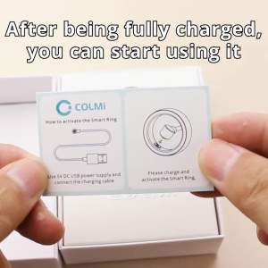 COLMI-R02 Smart Ring with Charging Case for Men Women Battery Life 39 Days Health Monitor 5ATM Waterproof Multi-sport Mode