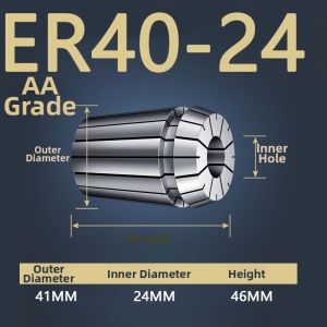 A Na Ya | High Precision ER40 Collet 6-32mm