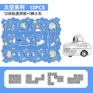 Christmas Gift for Boys 3-5 Years Old DIY Educational Puzzle Track Car Toy Electric Engineering Vehicle Track Board Kids Legend