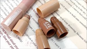 💄Orfila HERORANGE Pena Perona Mata Empat Warna Tahan Lama Tongkat Perona Mata Mengkilap Tinggi Berkilau Tongkat Perona Mata Berkilau Mutiara Halus