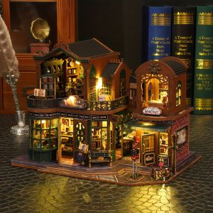 3D puzzle mini DIY handmade mini doll house kit house assembly building castle model toy wooden crafts birthday gift