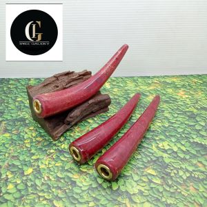 Pipa once klokotan batu Marjan merah original berkualitas B32