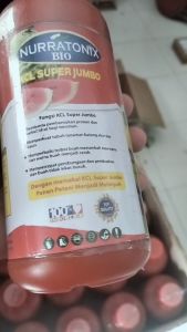 NURRATONIX BIO KCL Pupuk Booster Cabe 500 ML | Booster Cabe Obat Patek Rontok Bunga Virus Kuning & Cabe Lebat
