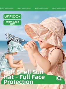 Kocotree | UV Protection Baby Hat with Wide Brim and Open Top