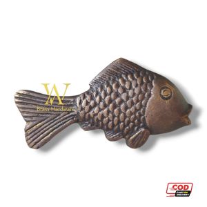 Knob Laci Lemari Meja Kuningan Antik Bermotif 1 pcs