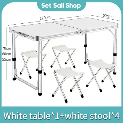 dining table center table for living room long table folding foldable desk table for room aestetic 4ft 6ft White/brown long table for computer bed table for food ratan table and chair set foldable table and chair set heavy duty folding party table