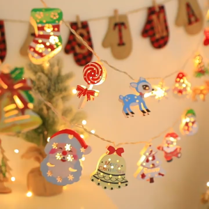 3M ไฟคริสต์มาส คริสมาสต์บอลไฟสตริง โคมไฟ LED เครื่องประดับคริสต์มาส ไฟรูปดาวสีสันสดใส