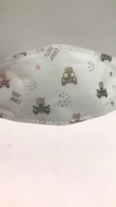 KF94 Mask 50pcs Korea Design Face Mask Kids 3D Cartoon Pattern Protection Reusable 4 Ply Pm2.5 Disposable Comfortable 95% Filter Effect 4-12 years Old Use