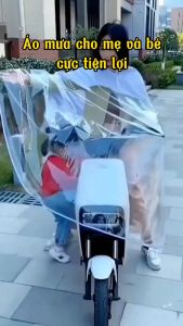 [MIỄN SHIP TOÀN QUỐC] Đồ đi mưa - Áo mưa đi xe điện có đựng kính trong suốt - Áo mưa có màn che gương chiếu hậu và đèn - Áo mưa đi xe máy