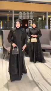 COD Dress Terbaru Devita Dress BUSUI Velvet Brokat Dress Lebaran Gamis Termurah Dress Kondangan