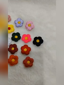 Flower Embroidery Patch 22PCs - Iron On & Sew On Applique For Clothing Repair