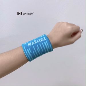 Maelizz ริสแบนด์ ผ้ารัดข้อมือซับเหงื่อ Wristband สายรัดข้อมือออกกำลังกาย ซับเหงื่อ กันเหงื่อ (1ชิ้น) sport wristband ปลอกข้อมือ ผ้ารัดข้อมือ M64 FSA