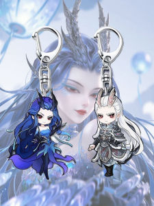 2025 New Aorun Keychain Na Zhang Hanging Ornament Acrylic Backpack Cartoon Series Plastic Material Festival Creative Gift