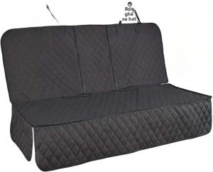 Áo Phủ Ghế Xe Hơi Cho Chó Chống Thấm Chống Trượt Có Chắn Bên Dùng Được Cho Ô Tô Xe Tải SUV Đa Năng Thoáng Khí Dành Cho Chó Các Giống Trung Bình