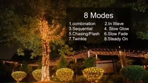 ✅100% Original UME Solar Christmas lights outdoor waterproof 50 Led String Lights 7M Garland Fairy Lights
