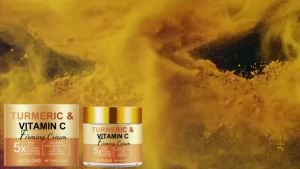 简素净 | Jaysuing Turmeric Firming Face Cream Fade Fine Lines Brighten Skin Tone Reduce Dark Spots Collagen Moisturizing Facial Cream 60g