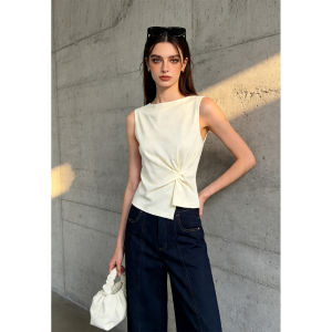 PIAOYA | High Waist Slimming Casual Straight Trousers Loose With Belt Design