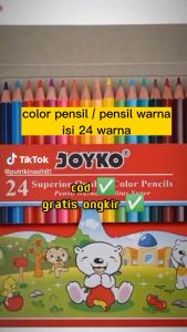 Pensil Warna / Pensil Gambar Joyko 24 Warna