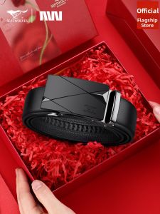 SEPTWOLVES | Mens Automatic Buckle Leather Belt