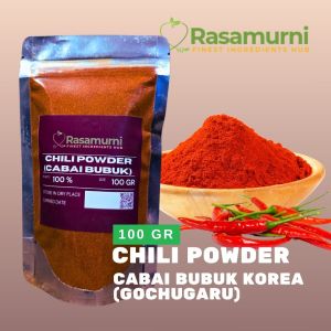 CHILI POWDER (CABAI BUBUK KOREA - GOCHUGARU) 100 GR