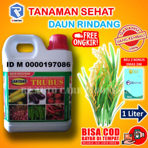 Pupuk cair organik trubus vitamin tanaman hias padi bunga daun buah sayuran aglonema zpt npk efektif ampuh 1 liter